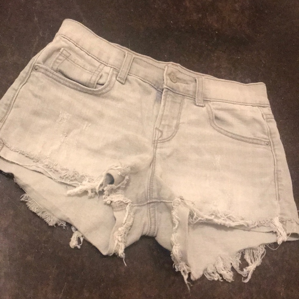 denim shorts